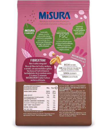  Italian Gourmet E.R. Misura Frollino Integrale Fibrextra Whole Grain Shortcrust Pasta with Wild Berries and Red Beetroot Topping 100% Whole Wheat Flour 260 g + Polpa Italian Gourmet Polpa 400 g (Pack of 12) - Buy Online on GoSupps.com