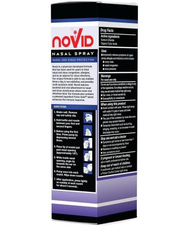 Novid Nasal Spray 1.01 Fl Oz - 100% Natural Sinus Protection with FulvicFusion - Buy Online on GoSupps.com