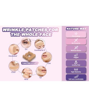 Face Patches - Face Tape - SFUCHIN 160 Multifunctional Pre Cut High Elastic Kinesiology Full Face Tape for Wrinkles - V Line Lfting Tape - Forehead Frown Eye Lip Chin Facial Kit - Buy Online on GoSupps.com