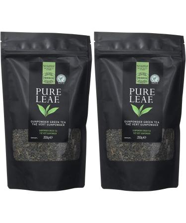 Pure Leaf Th Vert Gunpowder Vrac 400g (Lot de 2x200g)
