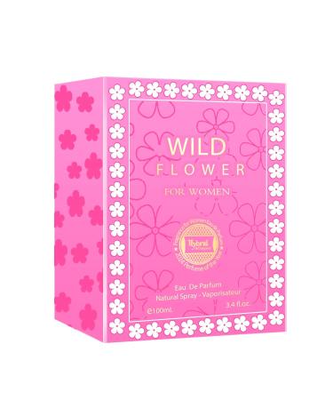 Hybrid & Company Women Wild Flower Eau De Parfum Vaporisateur Natural Spray 3.4 Fl Oz WILD FLOWER 3.4 Fl Oz (Pack of 1) - Buy Online on GoSupps.com