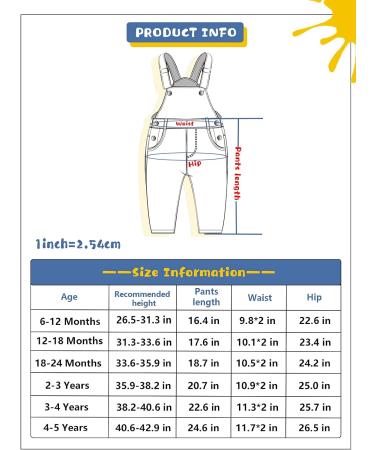KIDSCOOL SPACE Baby & Little Boys/Girls Water Washed Ripped Denim Overalls 6-12 Months Blue-1947 - Buy Online on GoSupps.com