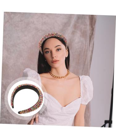 TOVINANNA Crystal Diamond Headband Women Hair Hoop Female Headwear Party Hair Accessories Stylish Hair Hoop Headband for Girl Female Party Headdress Women Headdress Party Headwear - Buy Online on GoSupps.com