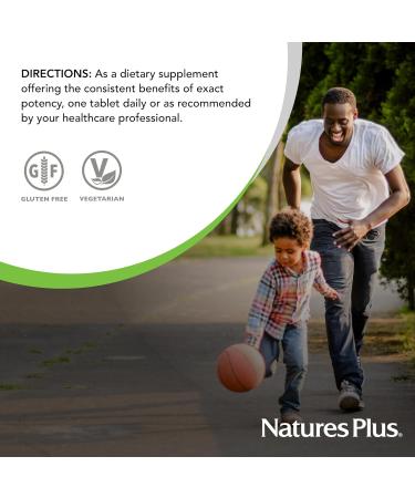 NaturesPlus Herbal Actives Korean Ginseng Extended Release - 1000 mg 30 Vegan Tablets - Adaptogenic Herbal Supplement Antioxidant - Vegetarian Gluten-Free - 30 Servings - Buy Online on GoSupps.com