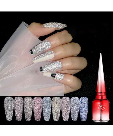 Nail Art UV Lamp Manicure Art Semi Permanent Flash Diamond Gel Colorful Phototherapy Gel Gel Nail Polish - (Color: 6) - Buy Online on GoSupps.com