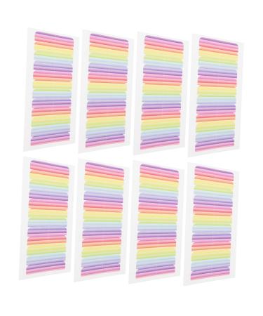 FRCOLOR 8 Sheets Traceless Wig Film Waterproof Lace Tape Scalp Tape for Wigs Lace Wig Tape Lace Tape for Wigs Hairline Wig Sticker Double Sided Tape Hair Bands Accessories Water Proof Glue