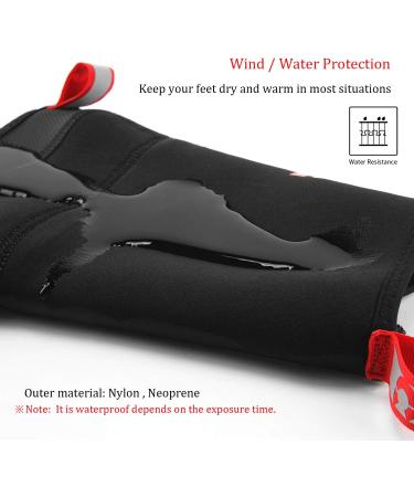 CXWXC Neoprene Waterproof Cycling Shoe Covers - XX-Large | Thermal Warm Bicycle Overshoes for Men Women Road Mountain Bike Booties - Buy Online on GoSupps.com