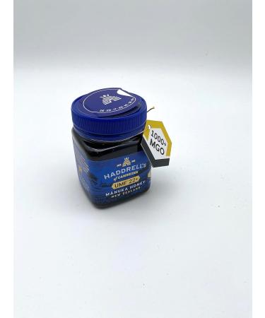 Haddrell's of Cambridge Manuka Honey | UMF 22+/MGO 970+ | Natural Premium New Zealand Manuka Honey | 250 Grams - Buy Online on GoSupps.com