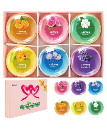 Shower Steamers Aromatherapy Gift for Women Shower Bombs with Essential Oils Bath Bomb Gift Self Care Shower Tablets Spa Relaxation Gift for Women Birthday Fathers Day Bath Gift Ideas for Men Pink