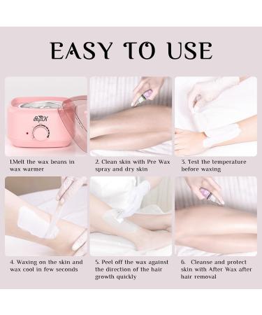 Wax Beads BOYUJK Professional 500g Hard Wax Beads for Full Body Facial and Legs Painless Gentle Hair Removal Wax Beads for Women and Men (5 packs of 100g Multi-colour) - Buy Online on GoSupps.com