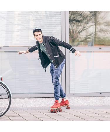 Patikil Roller Skate Toe Stops with Screwdriver | Rubber Brake Stoppers for Accessories Replacement - Blue Yellow - Buy Online on GoSupps.com