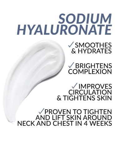 Firming Neck Cream for Chin to Chest | Skin Tightening with Caffeine & Hyaluronic Acid | Anti-Aging Wrinkle Cream - Buy Online on GoSupps.com