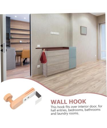 Alipis 2pcs Door Hook Bath Hooks for Towels Towel Robe Modern Single Hat Hooks Bedroom Hooks Bracket Porch - Buy Online on GoSupps.com