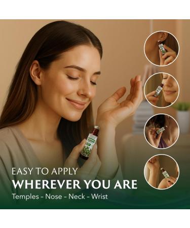 4-Pack Essential Oil Roll-On Set - Frankincense Lavender Citronella Peppermint for Skin & Wellness - Buy Online on GoSupps.com