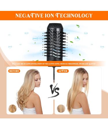 Warm Air Brush Set - 6-in-1 Airstyler Ionic Styler Brush & Hair Dryer | Versatile Airflow Curling Iron & Straightener for Smoothing & Volume - Perfect for All Hair Types - Buy Online on GoSupps.com