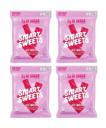 SmartSweets Red Twists Berry Punch 1.8 oz (50 g)