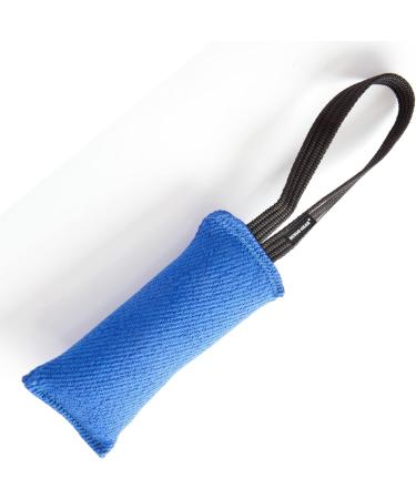 Dingo Gear Cotton Nylon Bite Sausage - Dog Training IGP IPO Obedience Sport - Blue 20x7 cm with Handle - Buy Online on GoSupps.com