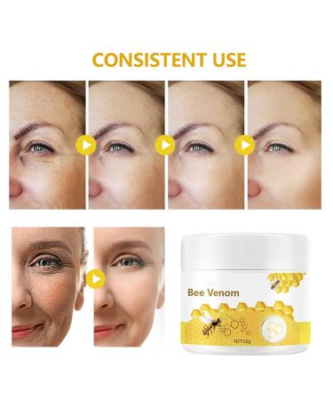 Grospe (2 Pcs) Bee Venom Cream New Bee-Venom Face Treatment Moisturizer Natural Manuka Honey Skin Repair Cream Powerful Wrinkle Removal Comprehensive Gel Suitable for All Skin Types 3.6 Fl oz - Buy Online on GoSupps.com