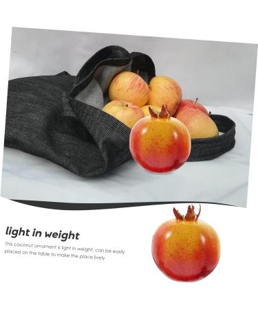 LIFKICH Household Decor Fake Fruits Model 6pcs Simulated Red Delicious Fake Fruit Fake Food High Density Foam Simulation Pomegranate Simulation Fruit - Buy Online on GoSupps.com