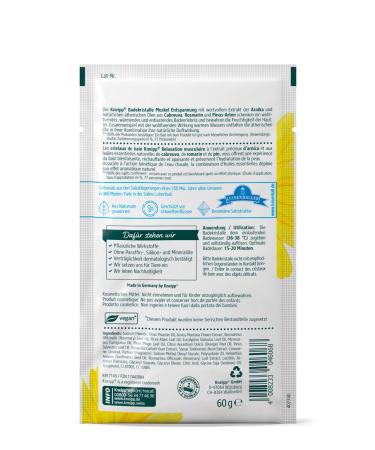 Kneipp Bath Crystals for Muscle Relaxation with Arnica - Soothing & Warming Relief 60g (1 Pack) - Buy Online on GoSupps.com