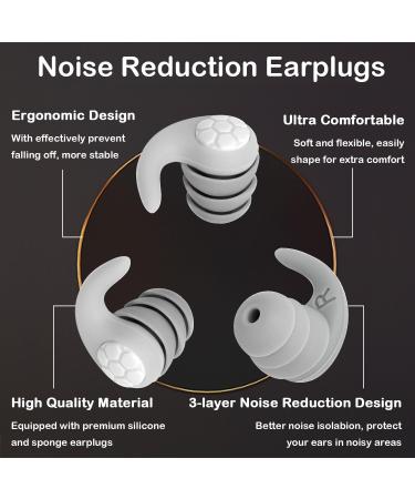 Buy eWish Pink Ear Plugs for Sleeping - Noise Cancelling Soft Silicone Reusable - Perfect for Sleep Snoring Study & Concerts - 40 NRR - Buy Online on GoSupps.com