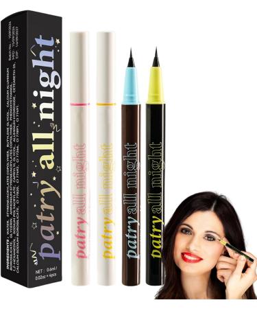 Water Resistant Liquid Eyeliner Water Resistant Smudge Resistant Eyeliner Set of 4 Highly Pigmented Liquid Eyeliner Pens Eye Makeup Cosmetics Smudge Resistant Eyeliner Long Lasting Quick Drying - Buy Online on GoSupps.com