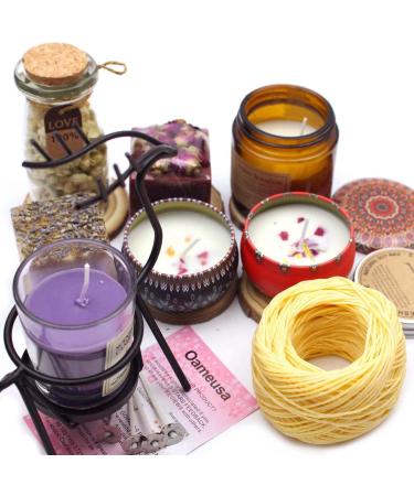 Organic Dried Flowers 9-Pack for Candle & Soap Making, Tea, Baking, DIY Beauty - Lavender, Roseleaf, Red Rose, Jasmine - Gluten-Free, Non-GMO, Caffeine-Free - 0.35oz per Bag (Bwa0038) - Buy Online on GoSupps.com