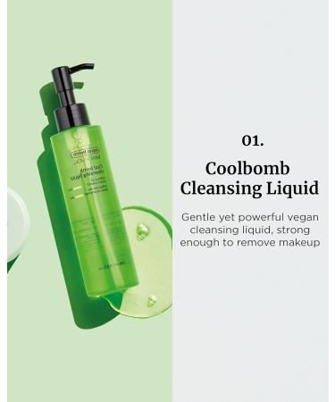 VDL Coolbomb Cleansing Liquid - Gentle Vegan Facial Cleanser for Hydrated Skin | Removes Makeup & Impurities | 5.07 fl oz | Korean Skincare - Buy Online on GoSupps.com