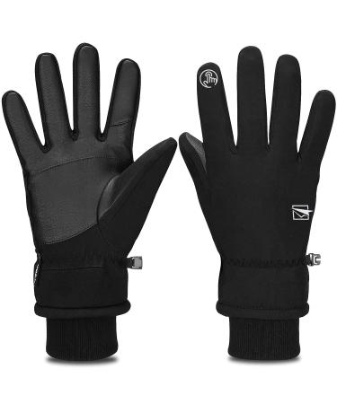 Yobenki warm winter gloves waterproof ski gloves Windproof touchscreen gloves for men and women breathable running running gloves for skiing.