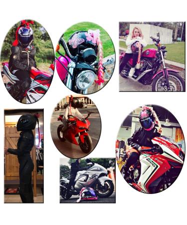 3T-SISTER Helmet Braids Gradient Ramp 24 Inch Ponytail Hair Accessories for Motorcycle & Bicycle Suction Cup Included - Buy Online on GoSupps.com