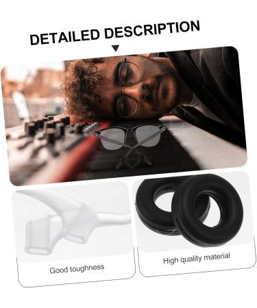 Minkissy Nasal Cushion Set - 3 Anti-Slip Covers for Glasses & Student Accessories - Black & White - 1.5x0.7cm - Buy Online on GoSupps.com