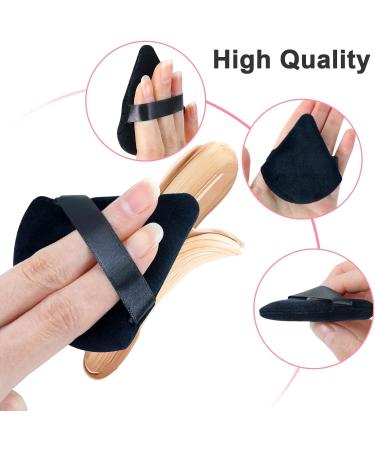 Sularpek 2PCS Triangle Powder Puffs for Dry & Wet Makeup - Black - Buy Online on GoSupps.com