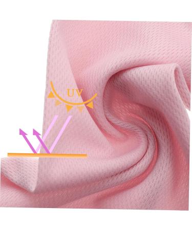 Minkissy 3 Pairs Ice Silk Arm Sleeves for Men & Kids - UV Protection Cooling Gloves Elastic Sun Sleeves for Exercise - Pink Acrylic Arm Guard - Buy Online on GoSupps.com