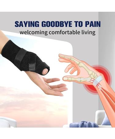 Buy Left Hand Thumb Brace Splint - Carpal Tunnel & Arthritis Relief - Thumb Tendonitis Stabilizer & CMC Sprain Support for Women - Fast International Shipping - Buy Online on GoSupps.com