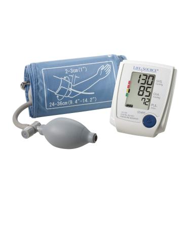 LifeSource Advanced Manual Inflate Blood Pressure Monitor Medium Cuff UA-705V