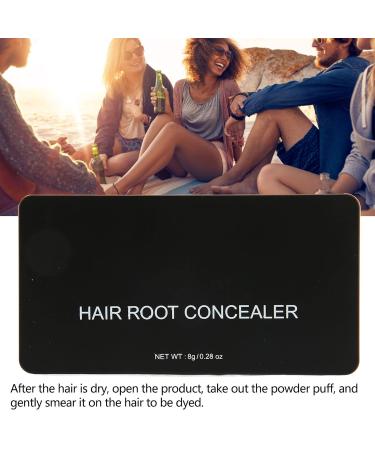 Hair Shadow Powder - Root Touch Up for Thinning Hair | Dark Brown Hair Concealer & Eyebrow Makeup Powder - Instant Coverage for Men - Buy Online on GoSupps.com