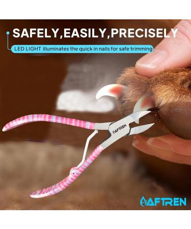 AFTREN Nail Clippers Stainless Steel Extra Sharp Nail Scissors Precise Cut Toenail Scissor Thick Nails Foot Care Nail Care Pedicure Nail Clippers Toenails Nail Trimmer (5.5 Pink) - Buy Online on GoSupps.com