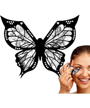 Butterrfly Eyeliner Stencil - Butterrfly Eyeliner Stamp Winged Eyeliner Tool | Reusable Flexible Eyeshadow Stencil Eyeliner Stencils for Eyes Wing Eyeliner Shaper for Beginners in Makeup - Buy Online on GoSupps.com