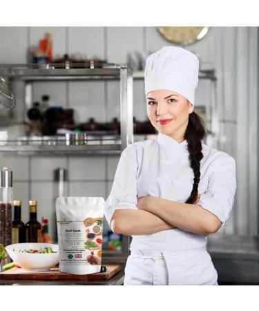 Basil Seeds Tulsi Premium Quality by Spices&herbsuk | High in Calcium Magnesium Iron | Perfect for Thickening and Stabilizing of Food Mixtures (5KG) - Buy Online on GoSupps.com