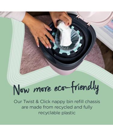 Tommee Tippee Refill Cassettes | Simplee Sangenic Diaper Disposal System | Antibacterial Green Film | 3-Pack - Buy Online on GoSupps.com