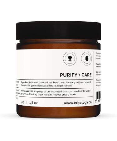 Activated Charcoal Powder 1.8 oz - Natural Tooth Whitening & Digestive Aid - Vegan, Gluten-Free, Non-GMO - Eco-Friendly Glass Jar - Buy Online on GoSupps.com