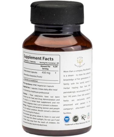 Karela Extract Capsules 450mg - Bitter Melon/Momordica Charantia - 60 Veg Capsules - Buy Online on GoSupps.com