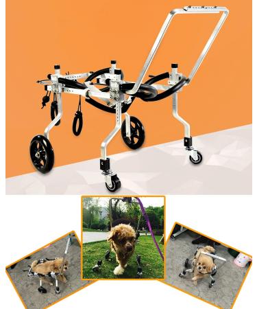 Dog Wheelchair for Back Legs Adjustable Hip Support Harness for Canine Aid Arthritis for Small Medium Large Dogs Rehab Poor Stability Dogs Walking Cart Wheel Chair S (S) () - Buy Online on GoSupps.com