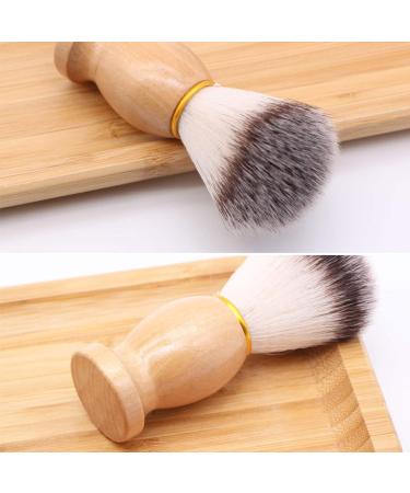 Sourcetone Shaving Brush & Soap Set | Professional 3-Part Shaving Kit with Wooden Handle & Stainless Steel Cup for Salons | International Shipping Available - Buy Online on GoSupps.com