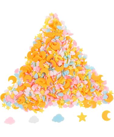 Mipcase 4pcs 1 Nail Art Polymer Clay Star Moon Pendants Diy Nail Polymer Slices Clay Nail Art Diy Patch Nail Art Supplies Polymer Slices for Nail Phone Case Decor Sticker Cell Phone Crafts - Buy Online on GoSupps.com