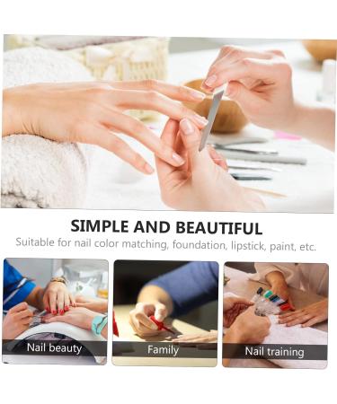  SOESFOUFU Nail Palette Nail Art Polish Mixing Plate Nail Color Mixing Plate Nail Mixing Plate Nail Mixing Nail Accessories Heart Shape Resin - Buy Online on GoSupps.com