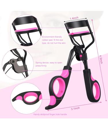 14 Pieces Eyelash Curler Kit Eyelash Comb Eyebrow Brush Eyelash Tweezers False Eyelashes Applicator Tool Eyebrow Trimmer Silicone Refills Pads for Women (Black and Purple)(Black and Purple) As Picture Shown - Buy Online on GoSupps.com