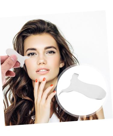 Angoily Cosmetic Bottle Labels Stainless Steel Alphabet Eyelash Brush Assistant Curling Eyelash Comb (Silver T) Tools Supplies Letter Silver Hair Beads - Buy Online on GoSupps.com