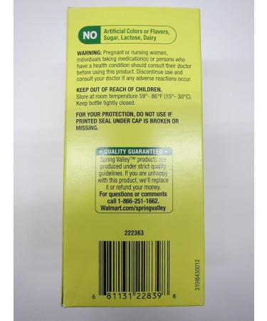 Spring Valley Daily Detox & Cleansing Digestive Support - 60 Vegetarian Capsules - Buy Online on GoSupps.com