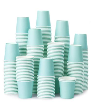 360 Pack 3 oz Paper Cups, Sky Blue Mouthwash Cups, Disposable Bathroom Cups, Espresso Cups, Paper Cups for Party, Picnic, BBQ, Travel, and Event 360 Count (Pack of 1)